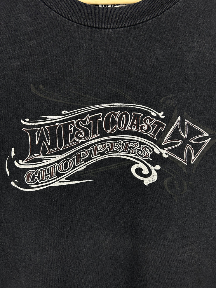 Vintage West Coast Choppers Biker Black Tee