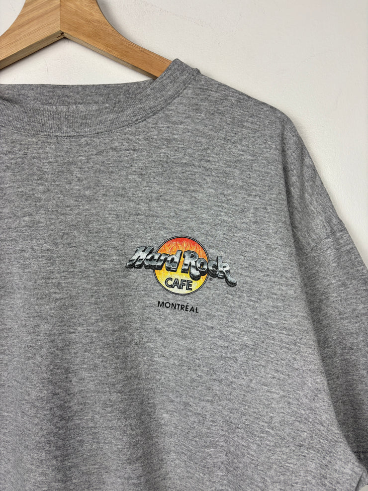 Vintage 90s Hard Rock Café Montreal Grey Tee