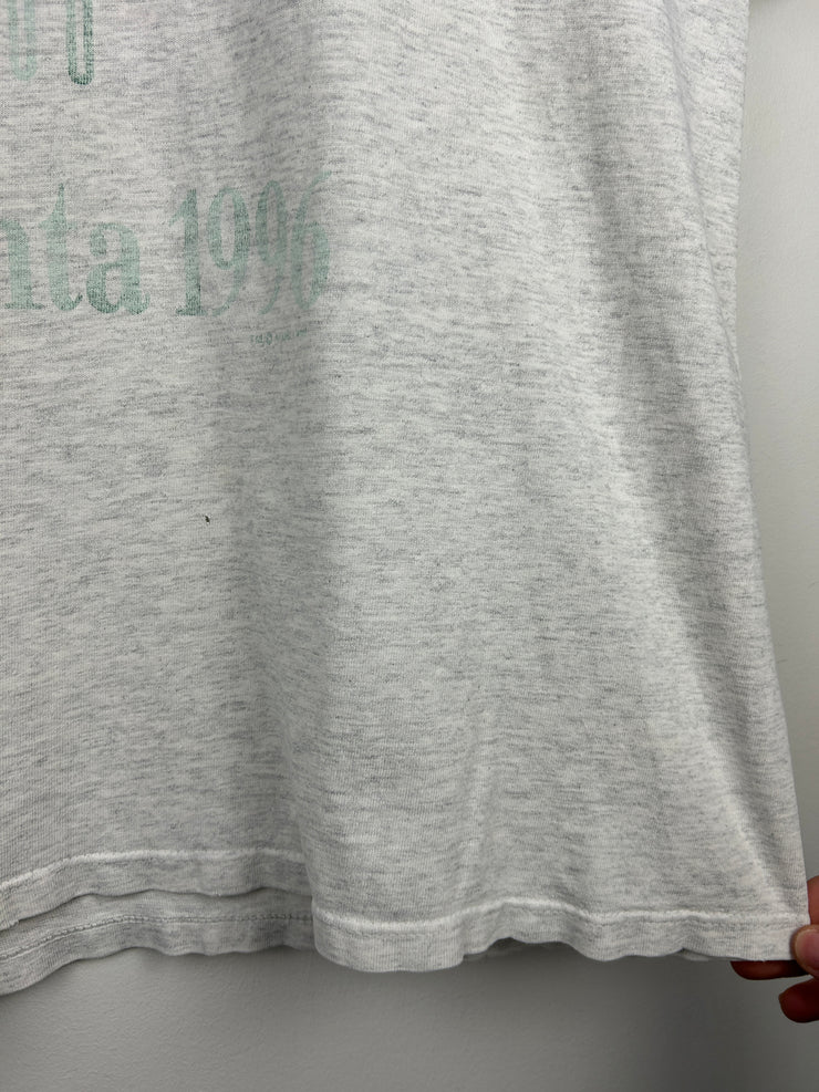 Vintage 90s Atlanta Olympics Faded Grey Tee