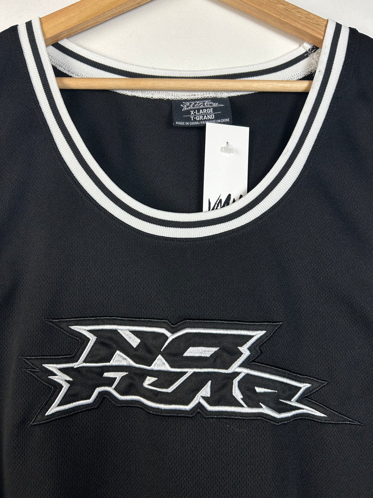 Vintage Y2K No Fear Black Basketball Jersey