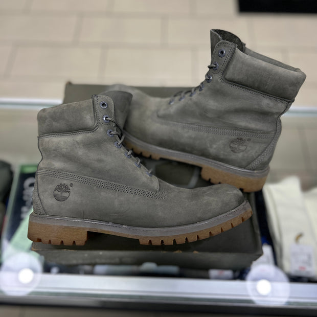 Timberland 6" Dark Grey Nubuck Boots