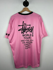 Stussy Football Pink Jersey