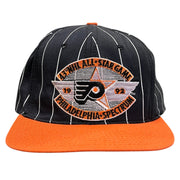 Vintage 90s NHL Starter Philadelphia Flyers All Star Game Pin Stripe Snapback Hat