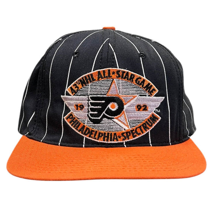 Vintage 90s NHL Starter Philadelphia Flyers All Star Game Pin Stripe Snapback Hat