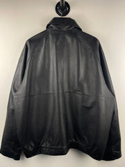Vintage Convington Black Leather Bomber Jacket