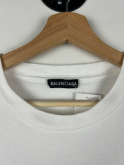 Balenciaga Bio Leaf White Tee