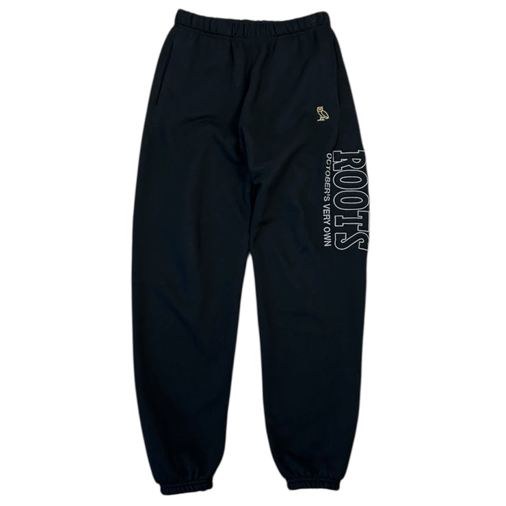 OVO X Roots Black Sweatpants