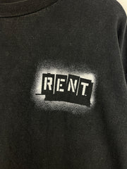Vintage Rent No Day But Today Black Long Sleeve