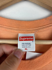 Supreme SS18 Necklace Peach Tee