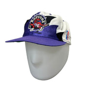 Vintage 90's Logo Athletic Toronto Raptors Double Shark Tooth Snapback Hat