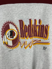 Vintage 90s NFL Washington Redskins Grey & Maroon Crewneck