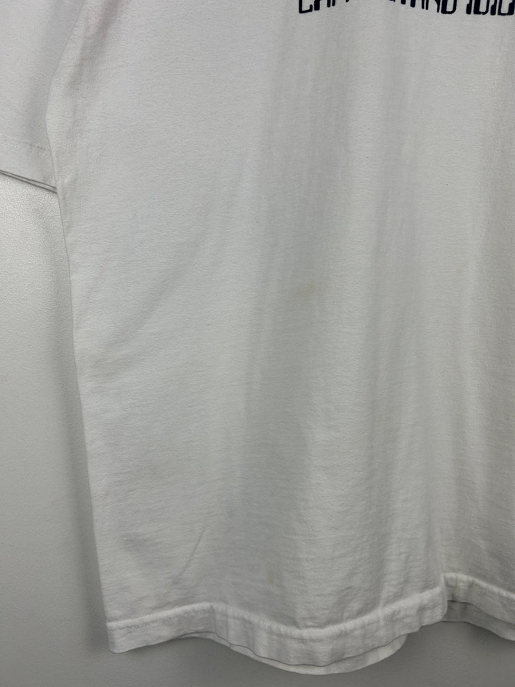 Vintage CSI Cant Stand Idiots White Tee