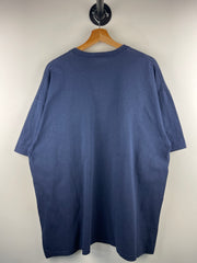 Vintage Nike Mini Swoosh Navy Tee