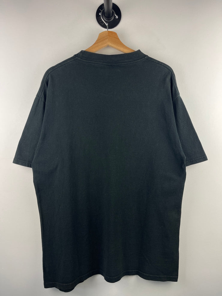 Vintage 90s NFL Tennessee Titans Music City Black Tee