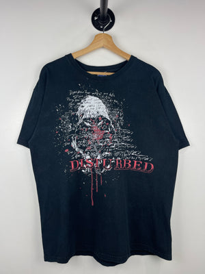 Vintage Disturbed Band Black Tee