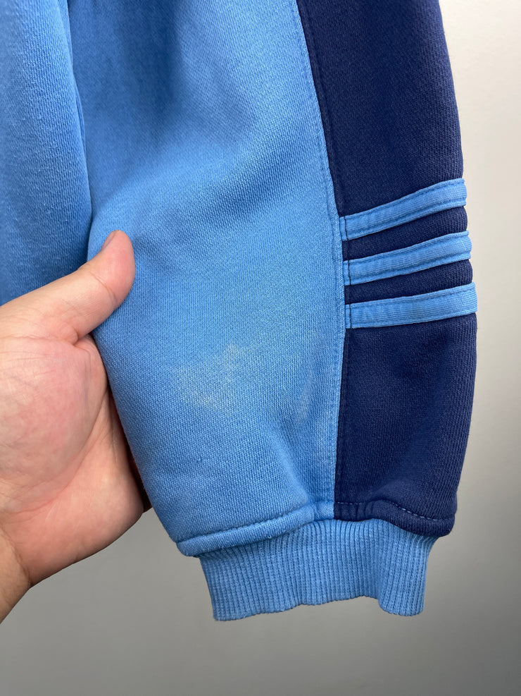 Vintage Adidas Spellout Embroidered Baby Blue Hoodie