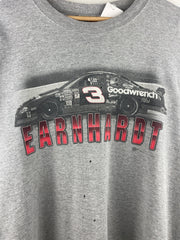 Vintage Nascar Dale Earnhardt Goodwrench Grey Long Sleeve