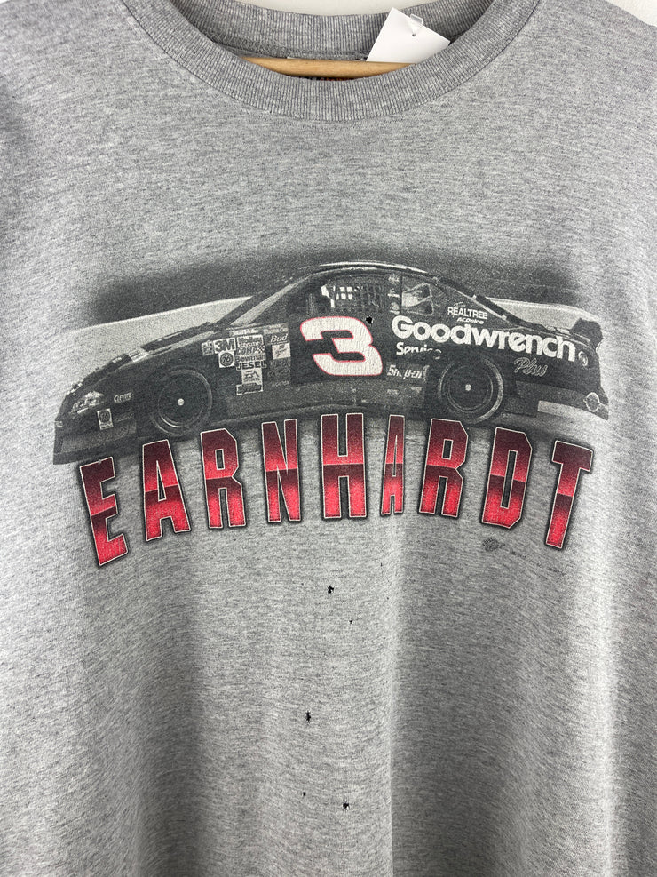 Vintage Nascar Dale Earnhardt Goodwrench Grey Long Sleeve