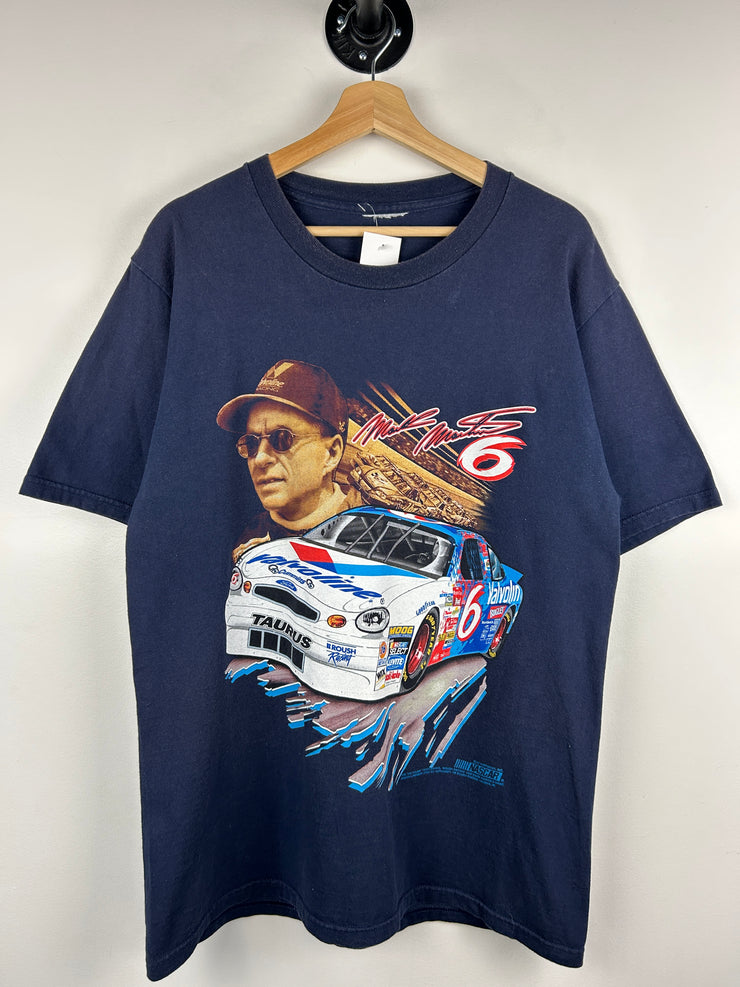 Vintage Nascar Mark Martin Valvoline Navy Tee