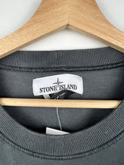 Stone Island Patch Charcoal Grey Crewneck