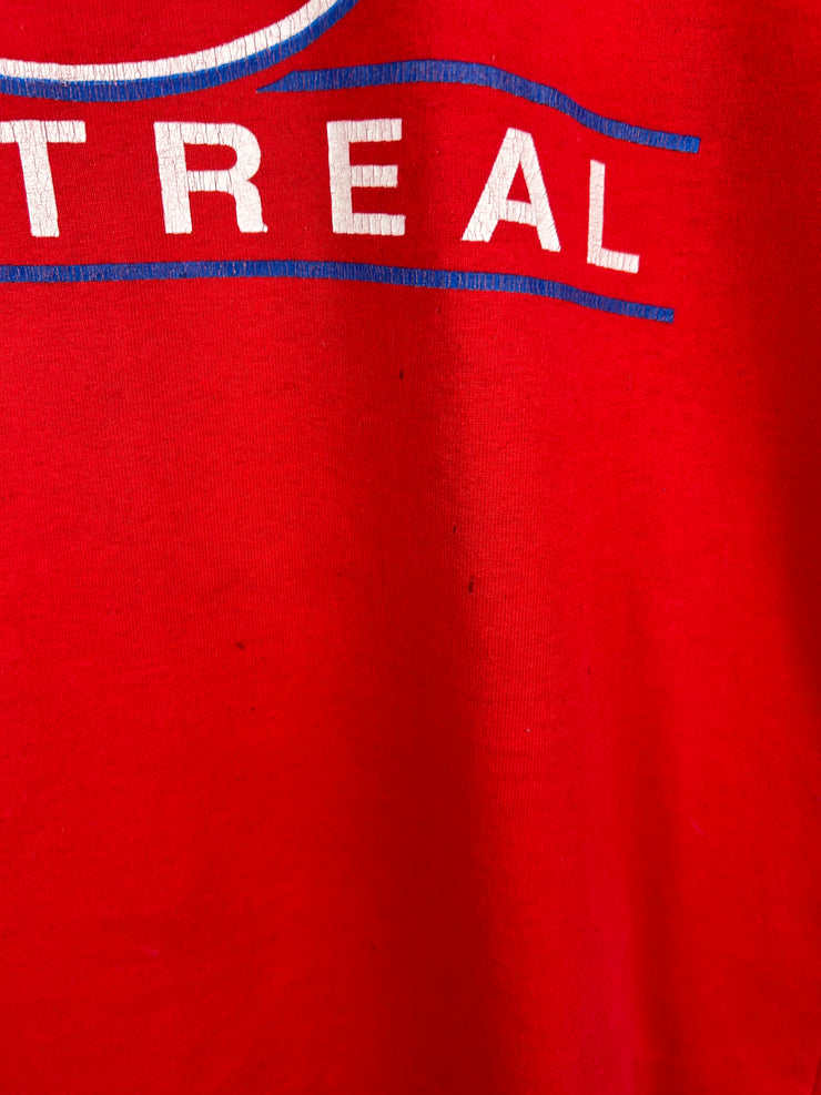 Vintage 90s NHL Ravens Montreal Canadiens Red Tee