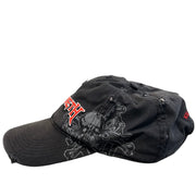 Vintage Y2K Megadeth Distressed Black Strapback Hat