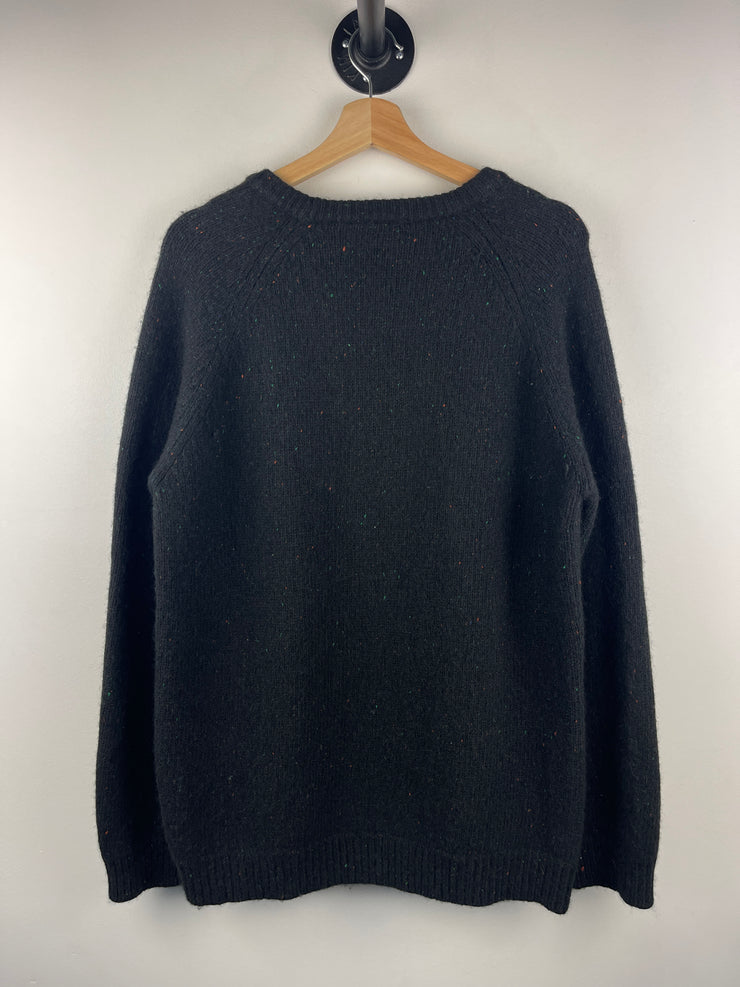 Carhartt Work In Progress Black Wool Knit Sweater