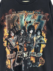 Vintage Kiss End Of The Road Tour Black Tee