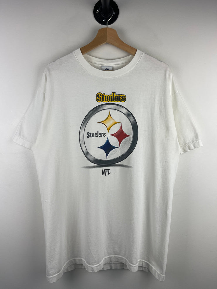 Vintage NFL Pittsburgh Steelers White Tee