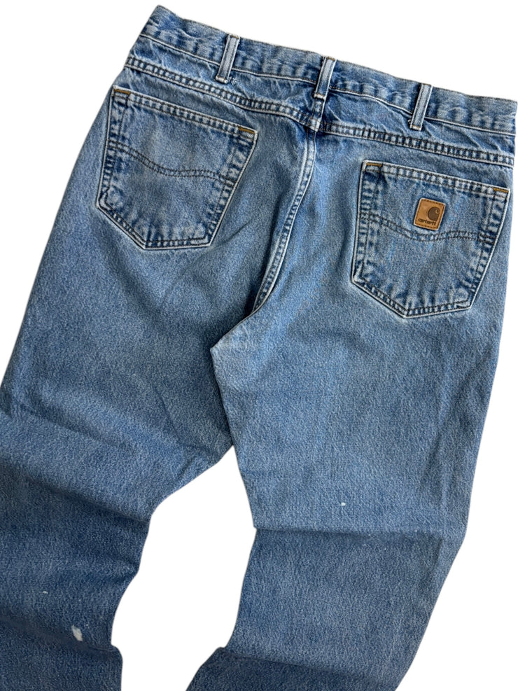 Vintage Carhartt Light Wash Blue Denim Jeans