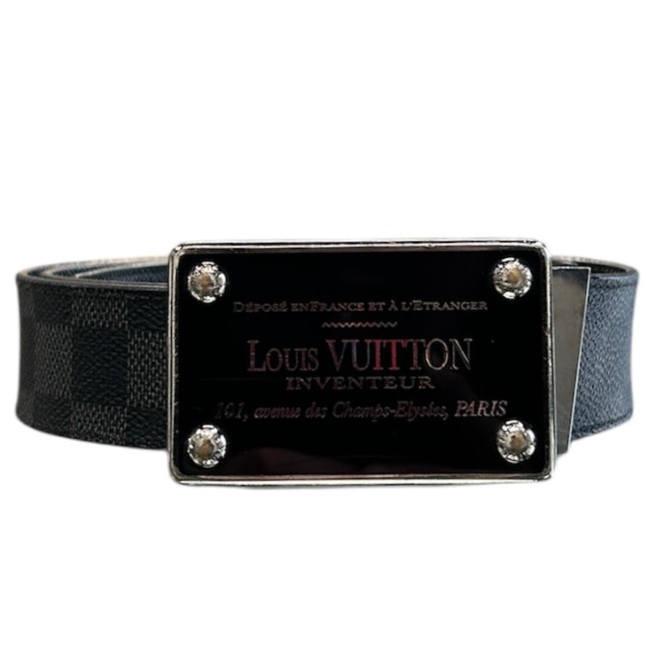 Louis Vuitton Damier Inventeur Reversible Belt