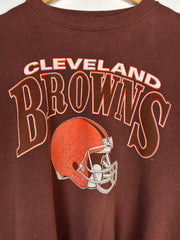 Vintage 90s NFL Cleveland Browns Brown Crewneck