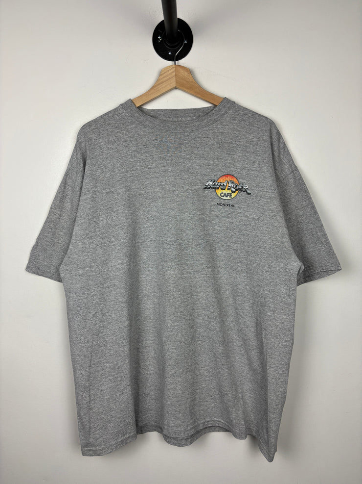 Vintage 90s Hard Rock Café Montreal Grey Tee