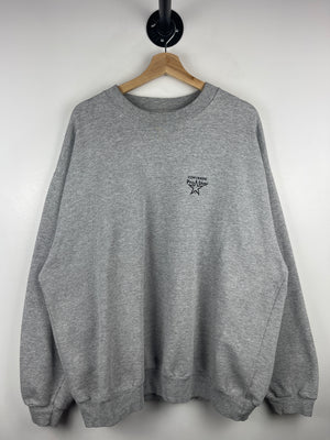 Vintage 90s Converse Pro Star Embroidered Grey Crewneck