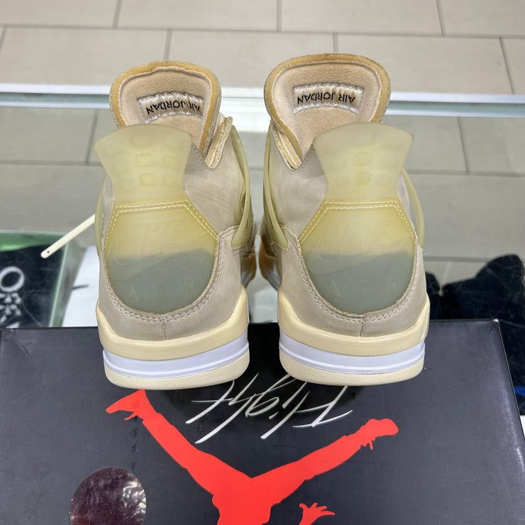 Jordan 4 x Off White Sail