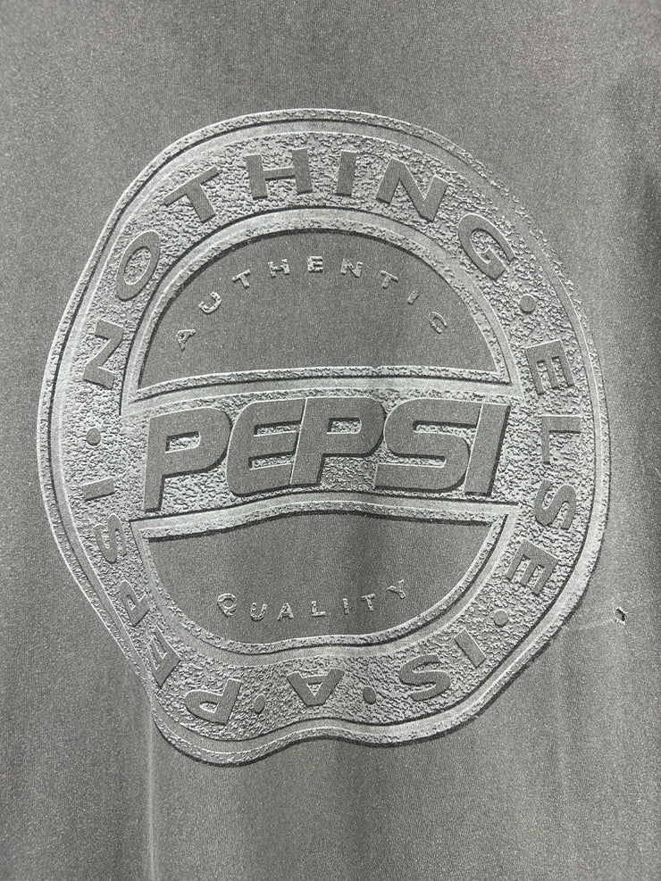 Vintage 90s Pepsi Nothing Else Grey Tee
