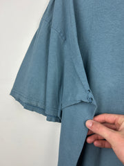 Vintage Nike Mini Swoosh Distressed Blue Tee