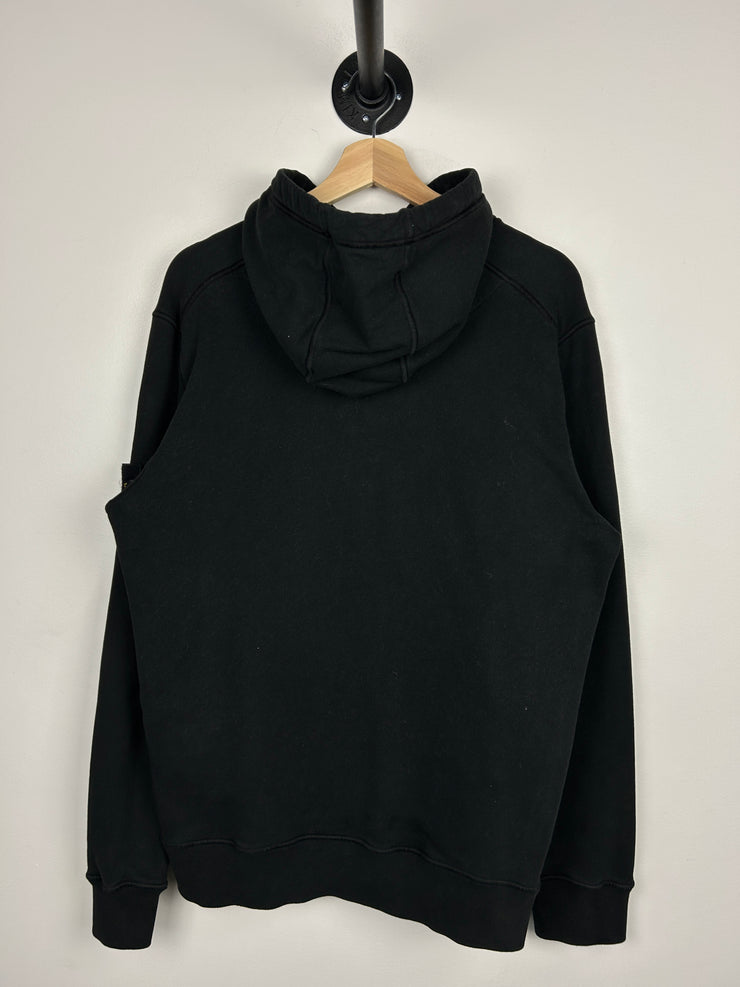 Stone Island Patch Black Hoodie