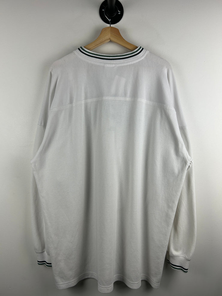 Vintage NFL Philadelphia Eagles Embroidered White Long Sleeve