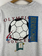 Vintage 90s Atlanta Olympics Birmingham Soccer Grey Tee