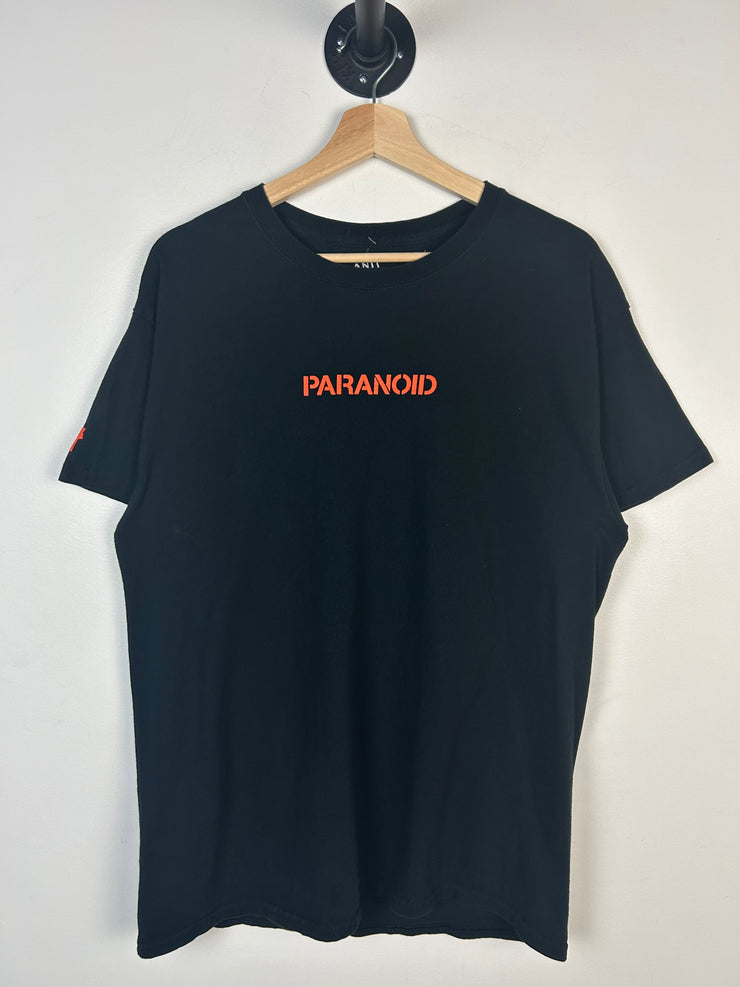 Anti Social Social Club Undefeated Paranoid Black Tee