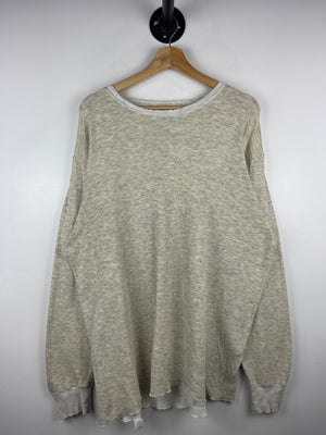 Vintage 60s Duofold Two Layer Grey Long Sleeve Sweater