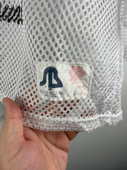 Vintage 90s Riverview Football White Mesh Cropped Football Jersey