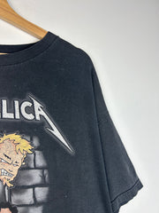 Vintage Y2K Metallica Summer Sanitarium Tour Black Tee