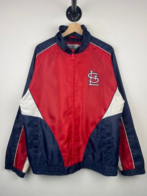 Vintage MLB St Louis Cardinals Navy & Red Windbreaker