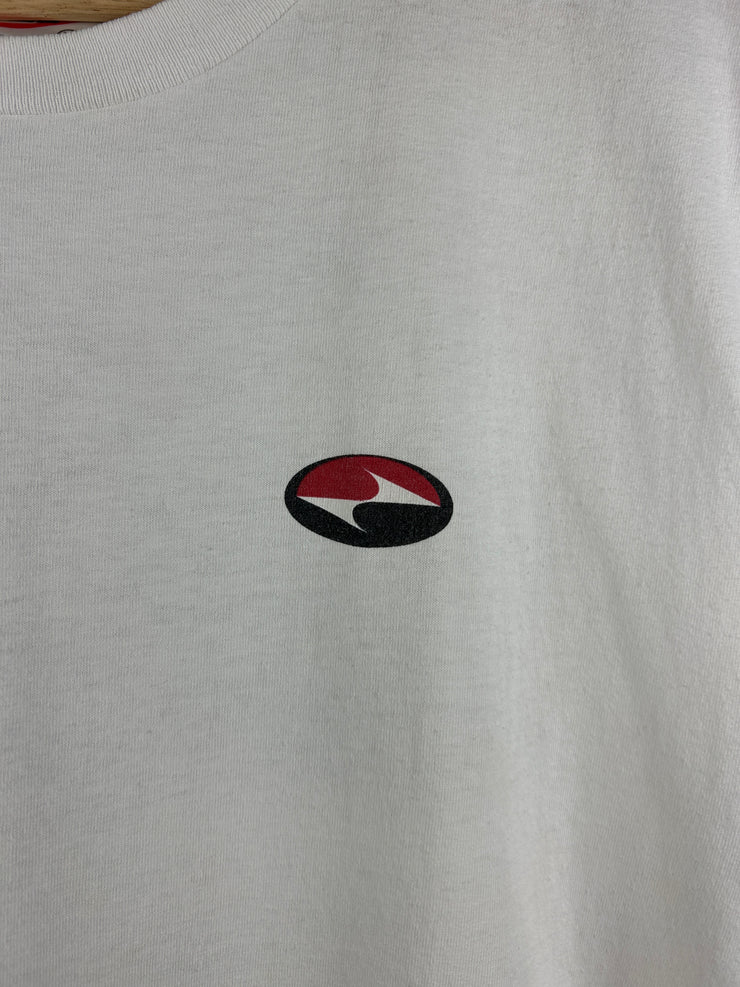 Vintage 90s Nike Golf Tiger Woods White Cut Off Tank Top