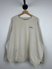 Vintage Callaway Golf Embroidered Cream Crewneck