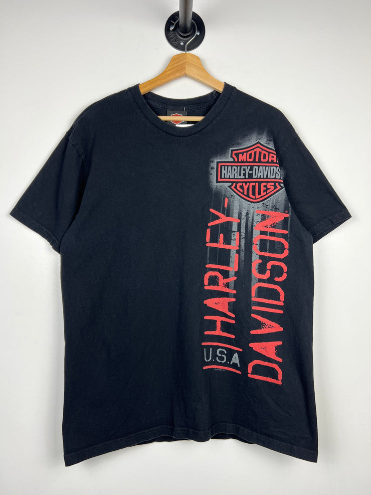 Vintage Harley Davidson Owen Sound Black Tee