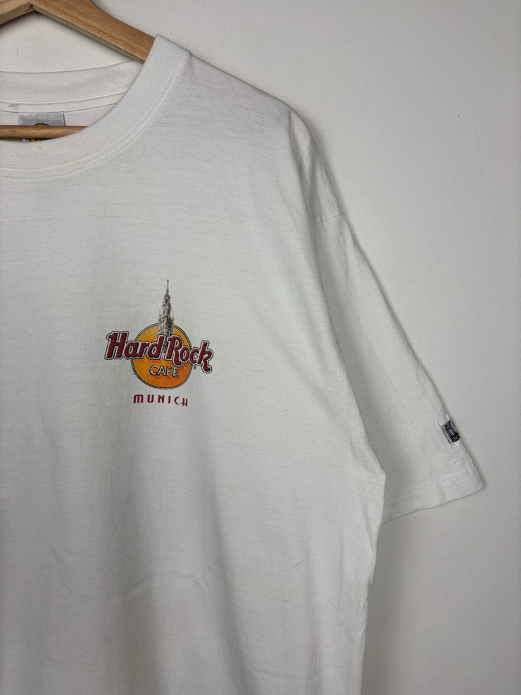 Vintage 90s Hard Rock Café Munich White Tee