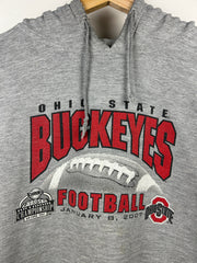 Vintage Ohio State Buckeyes Football Grey Hoodie